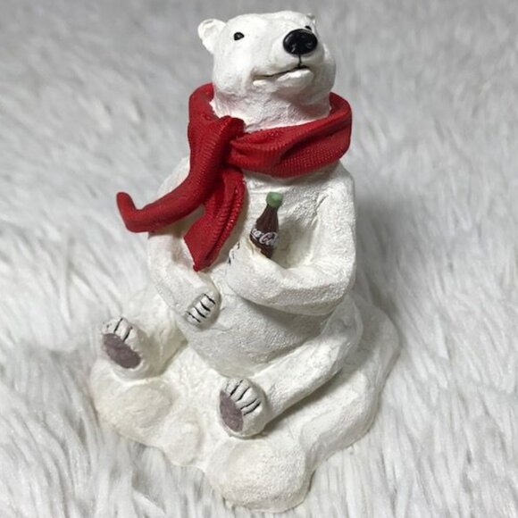 Vintage 2pc Coca-Cola x Madame Alexander 'Off to the North Pole' Figurine Set - Picture 10 of 16